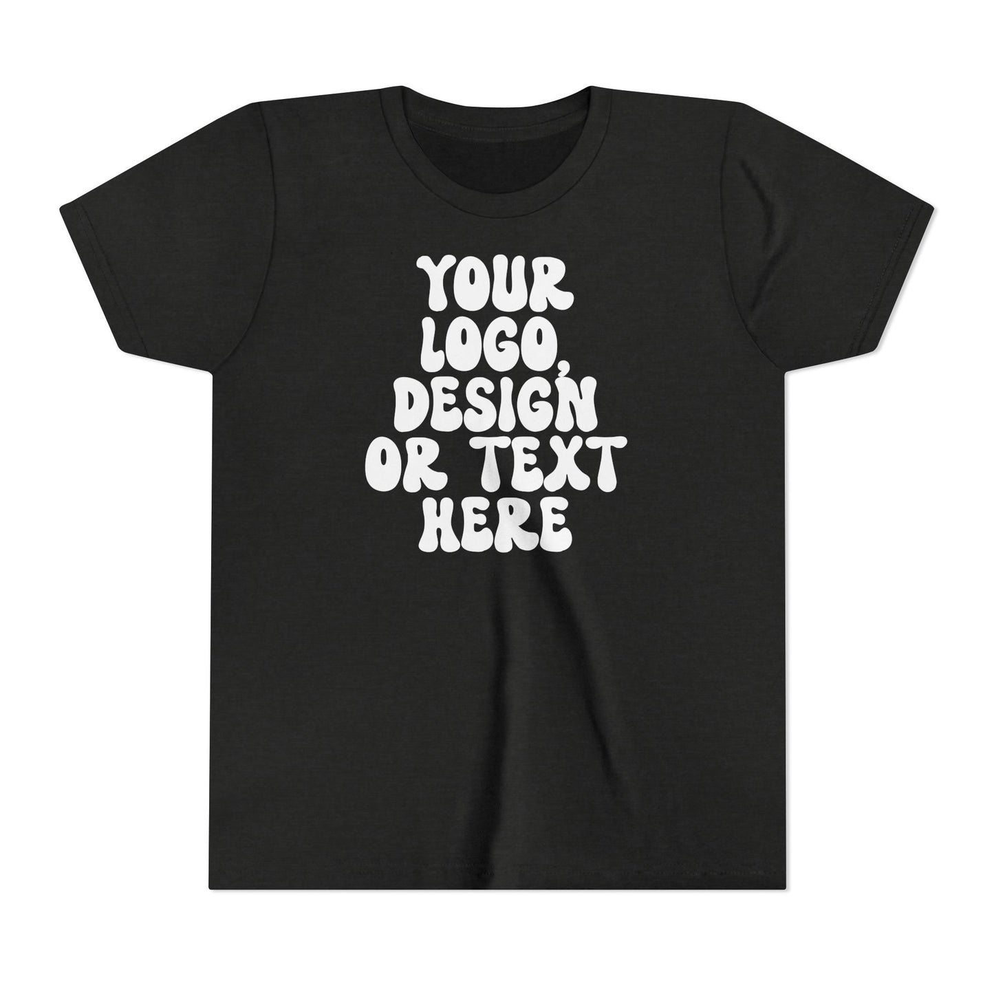 CUSTOM Text, Design or Logo - Unisex T-Shirt (Youth)
