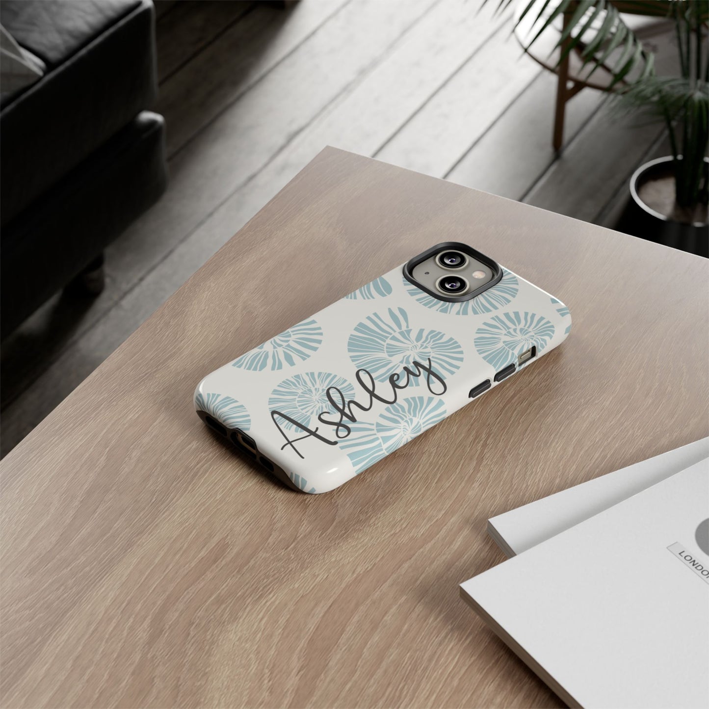 Custom Background Phone Case – Personalized with Your Name & Colors