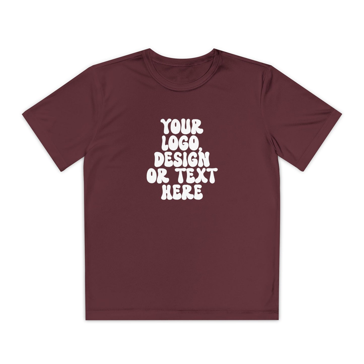 CUSTOM Text, Design or Logo -  Sport-Tek Moisture Wicking Competitor Tee (Youth)