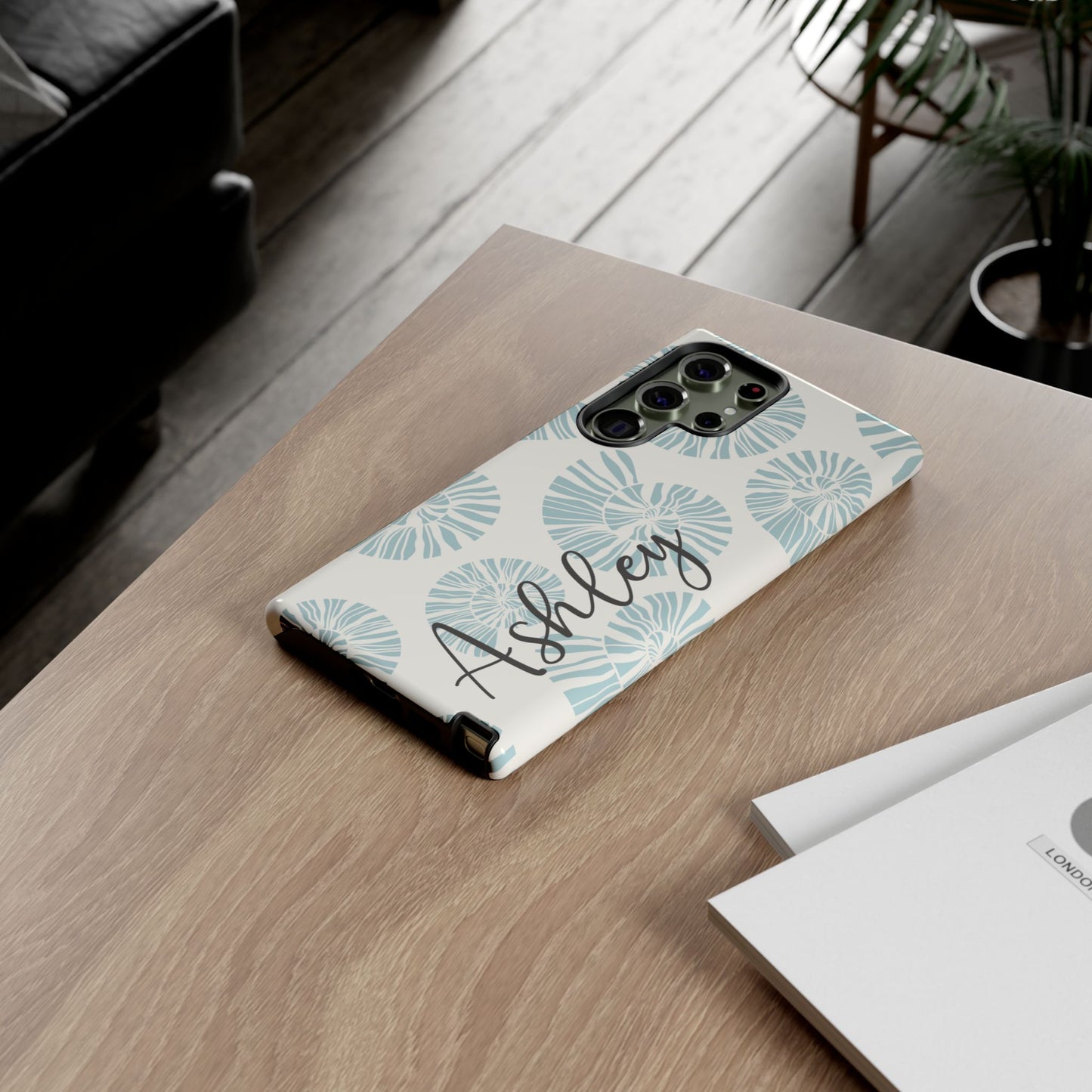 Custom Background Phone Case – Personalized with Your Name & Colors
