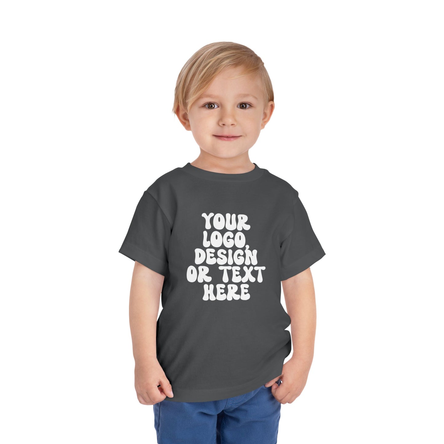 CUSTOM Text, Design or Logo - Unisex T-Shirt (Toddler)