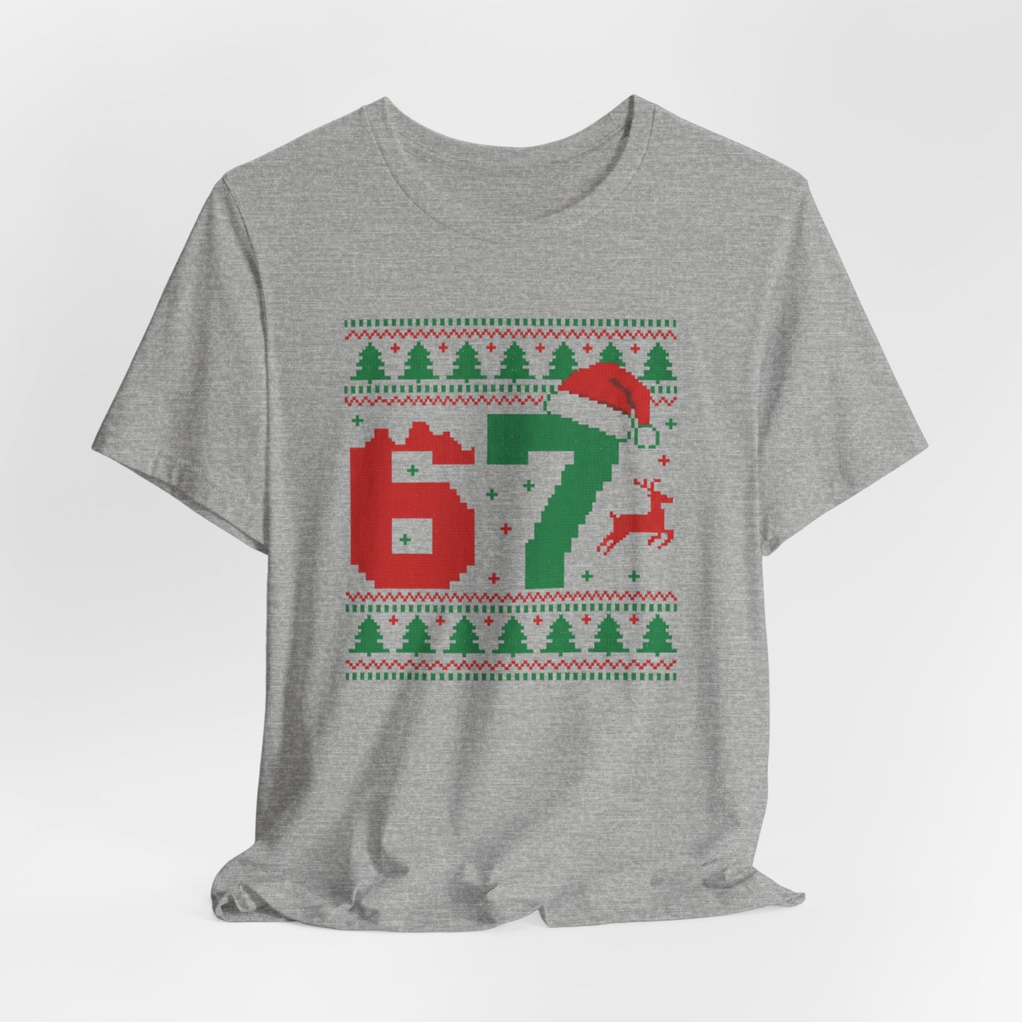67 Ugly Christmas Sweater Style T-Shirt – Holiday Tee