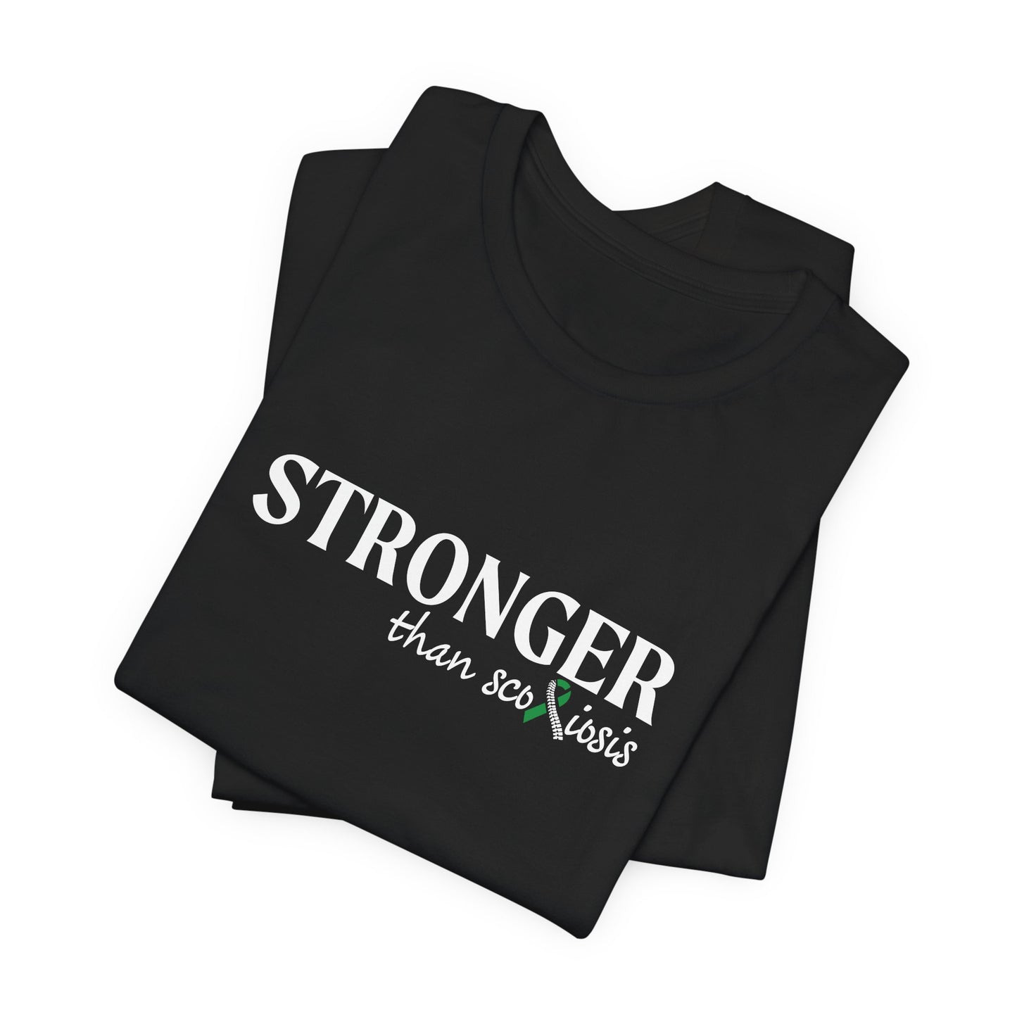 Scoliosis Awareness T-Shirt - Stronger Than Scoliosis, Scoliosis Warrior, Support Squad
