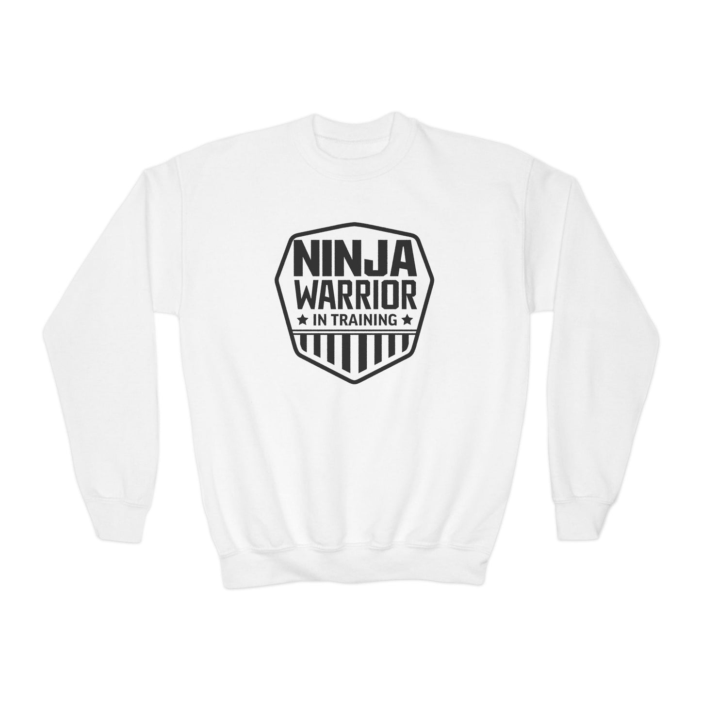 Ninja in Training Youth Crewneck Sweatshirt, Kids Ninja Sweatshirt