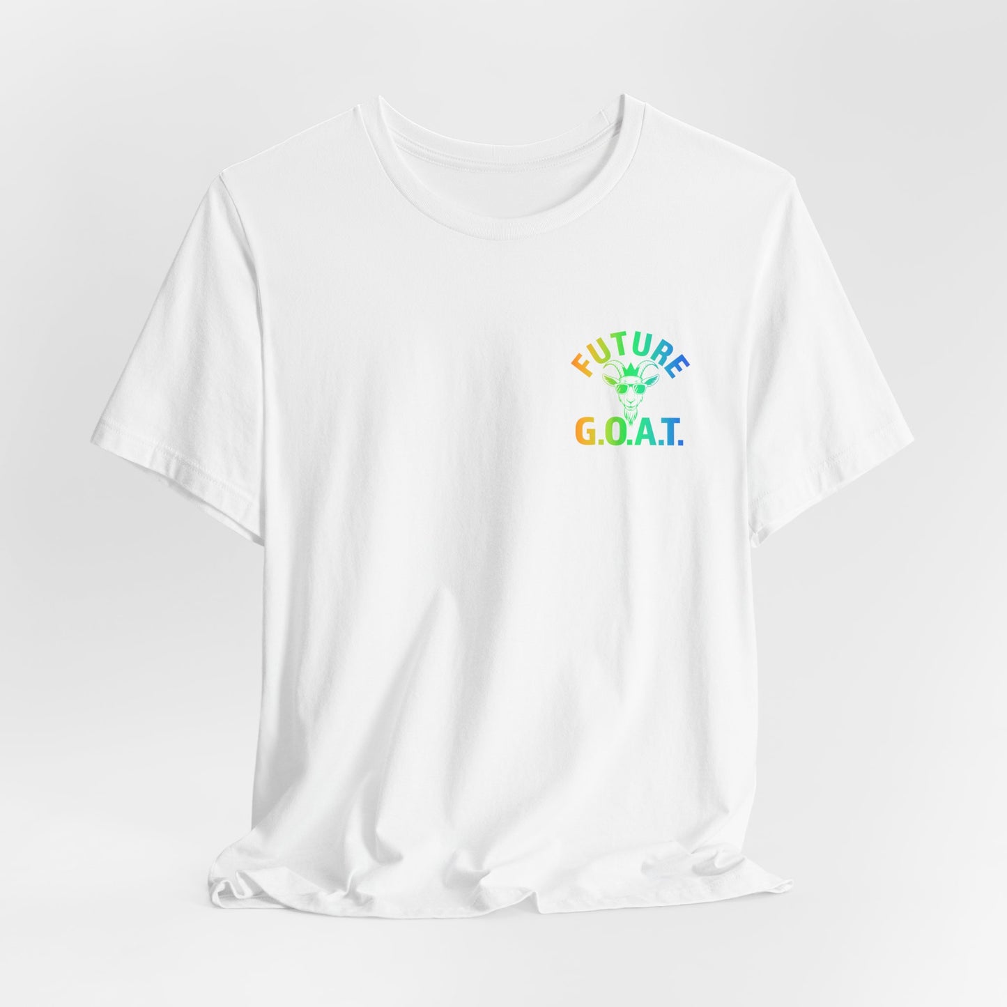 Future GOAT Rainbow Gradient T-Shirt | Youth & Adult Sports Tee