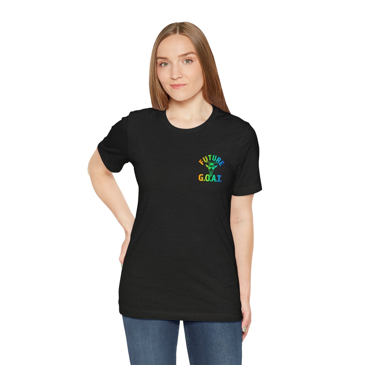 Future GOAT Rainbow Gradient T-Shirt | Youth & Adult Sports Tee