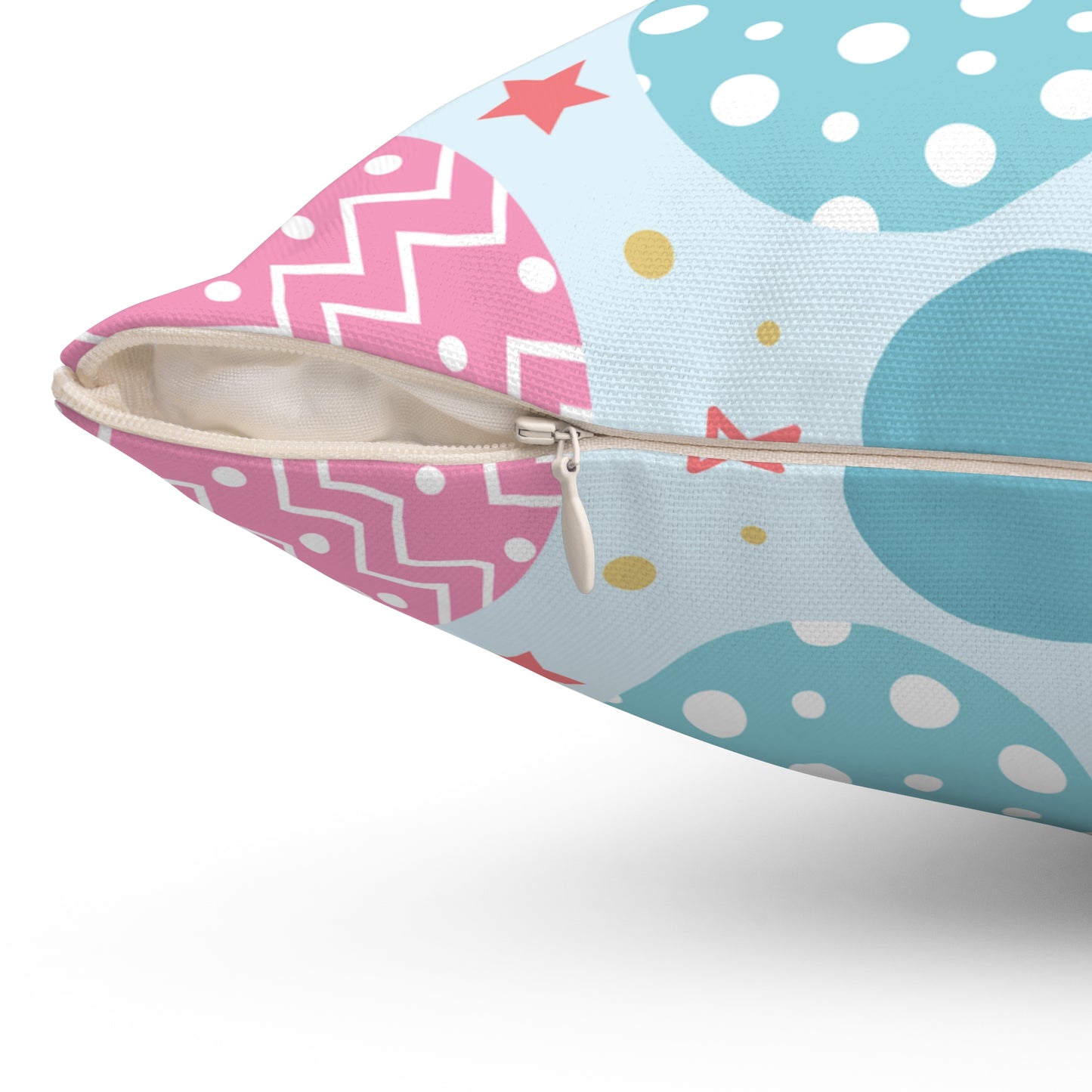 Easter Eggs Throw Pillow
