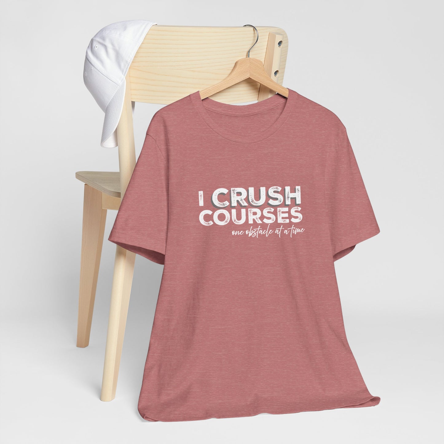 I Crush Courses One Obstacle at a Time T-Shirt | Ninja Warrior & OCR Tee