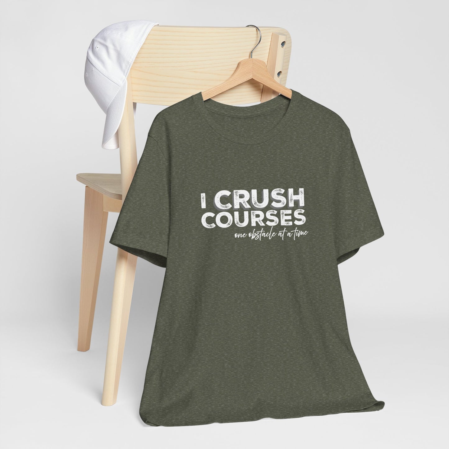 I Crush Courses One Obstacle at a Time T-Shirt | Ninja Warrior & OCR Tee