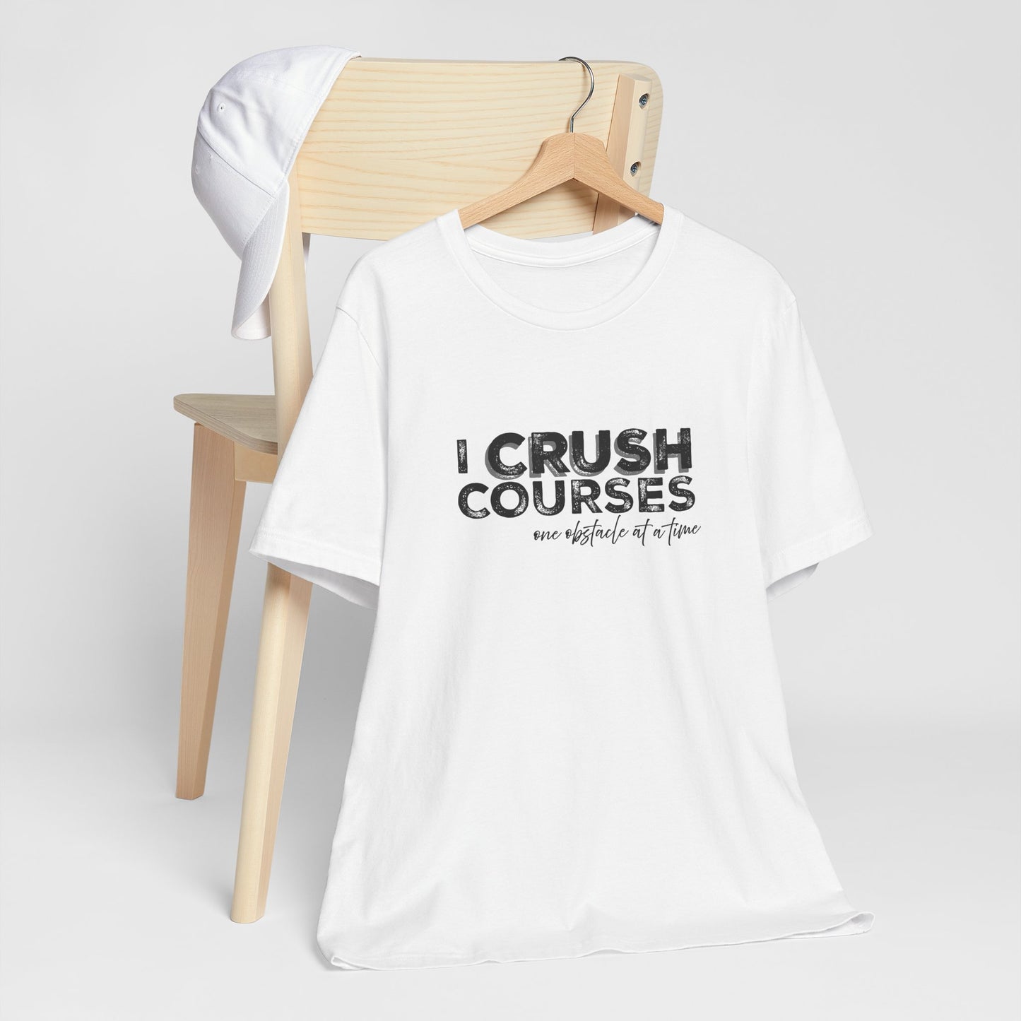 I Crush Courses One Obstacle at a Time T-Shirt | Ninja Warrior & OCR Tee