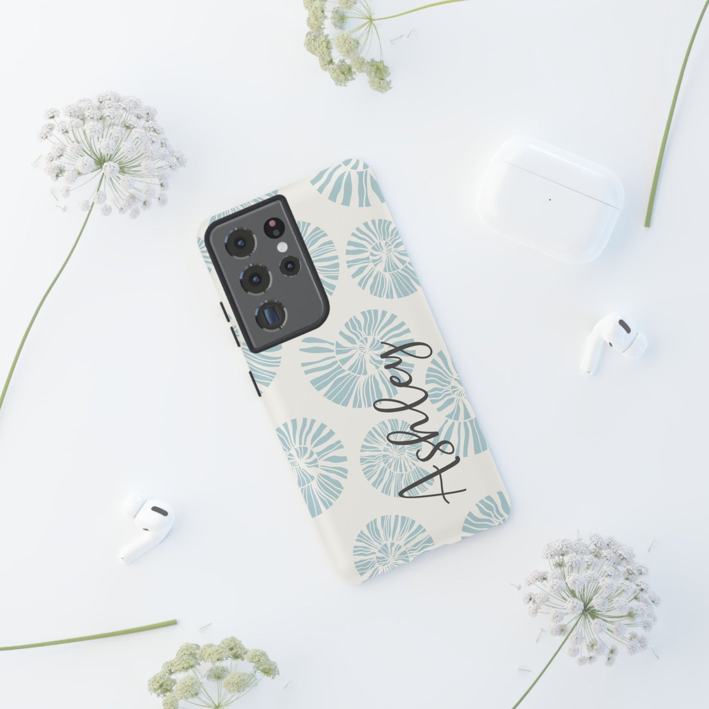 Custom Background Phone Case – Personalized with Your Name & Colors