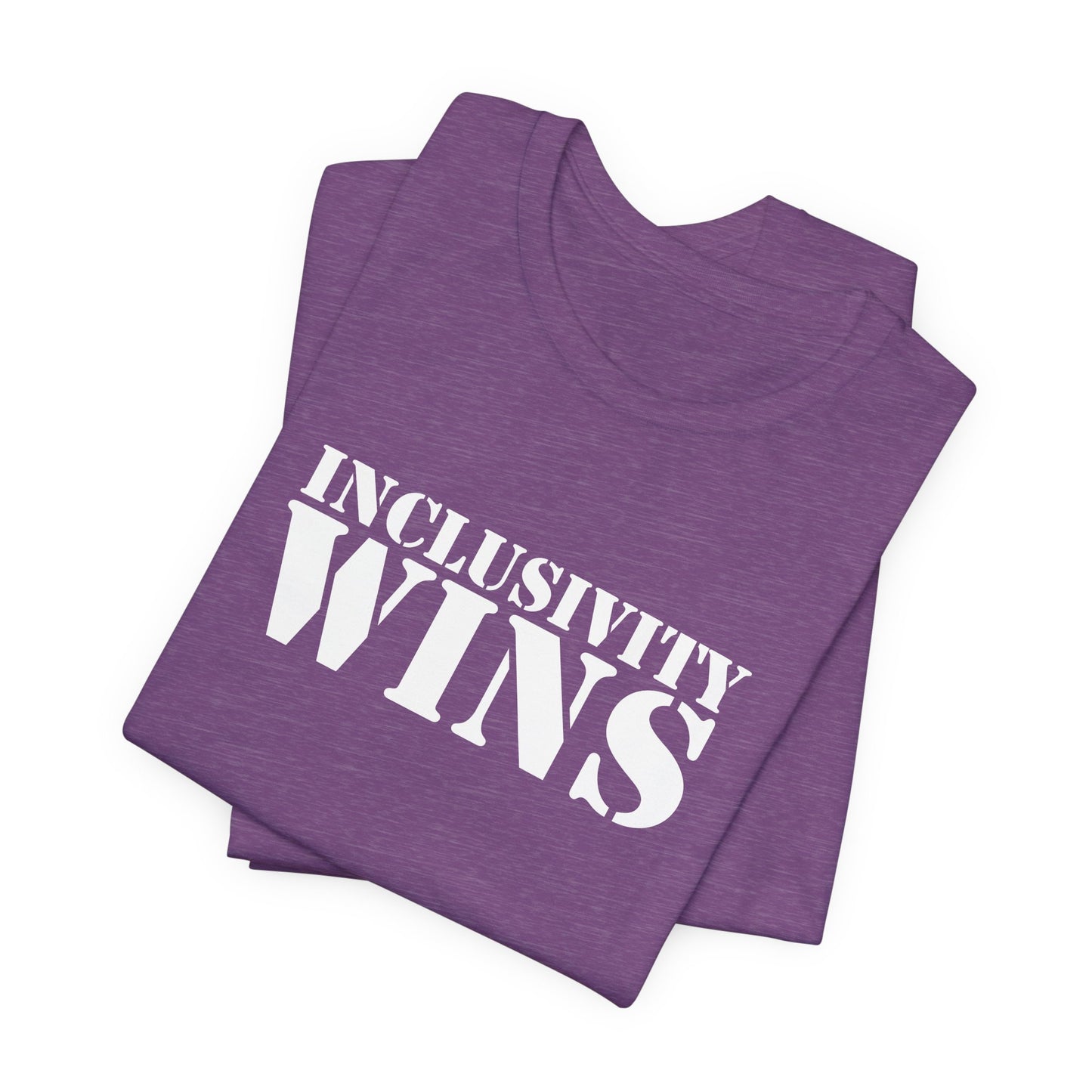 Inclusivity Wins T-Shirt, Unisex Tee Promoting Inclusivity
