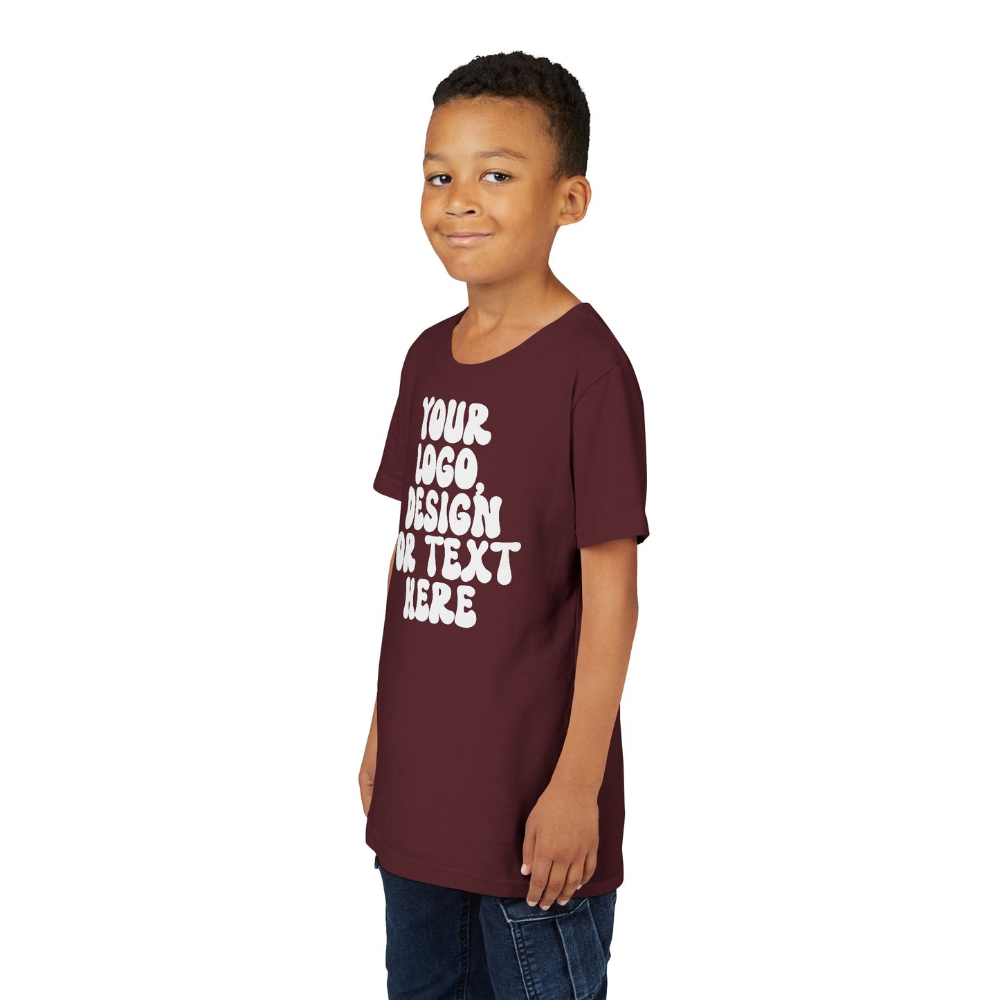 CUSTOM Text, Design or Logo - Unisex T-Shirt (Youth)