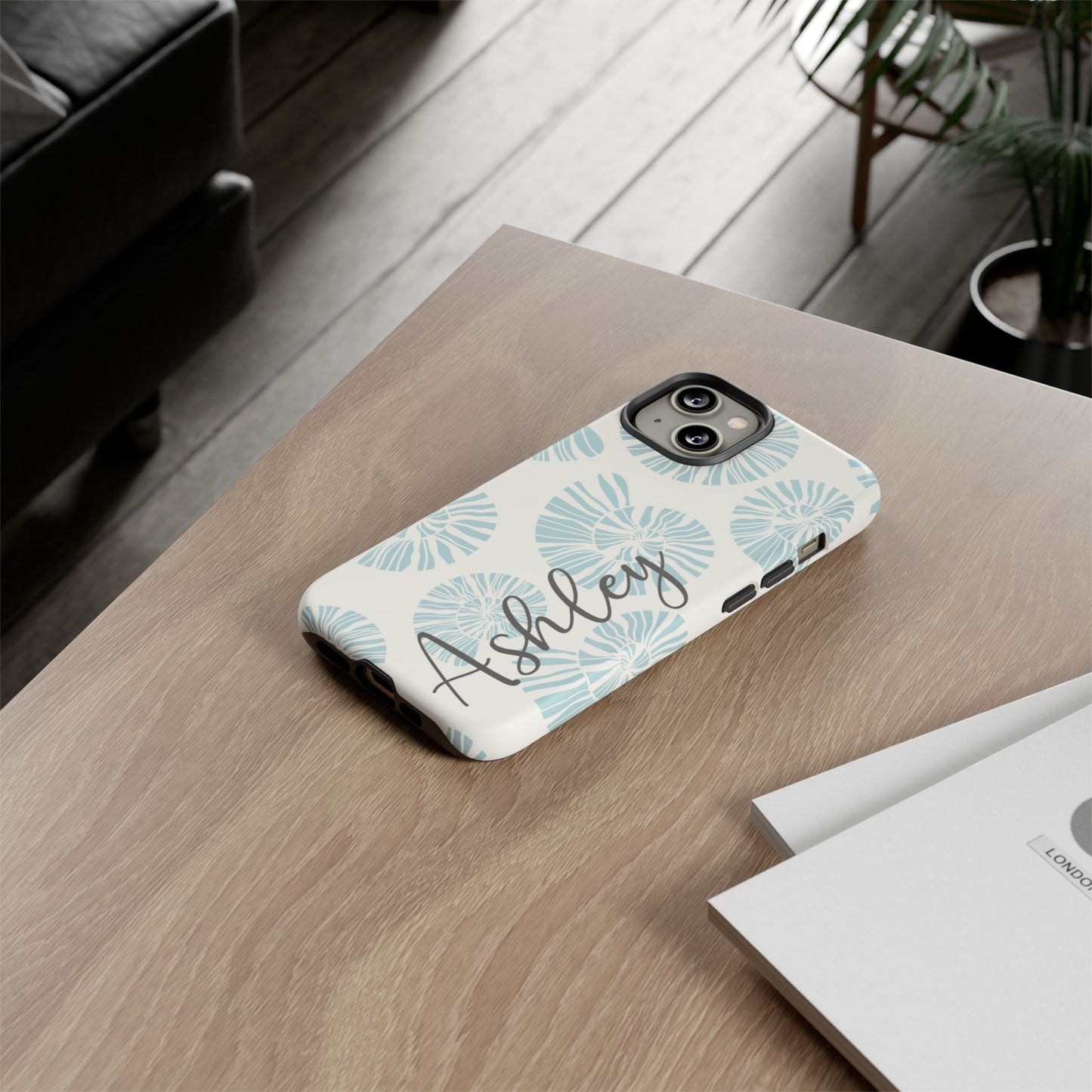 Custom Background Phone Case – Personalized with Your Name & Colors