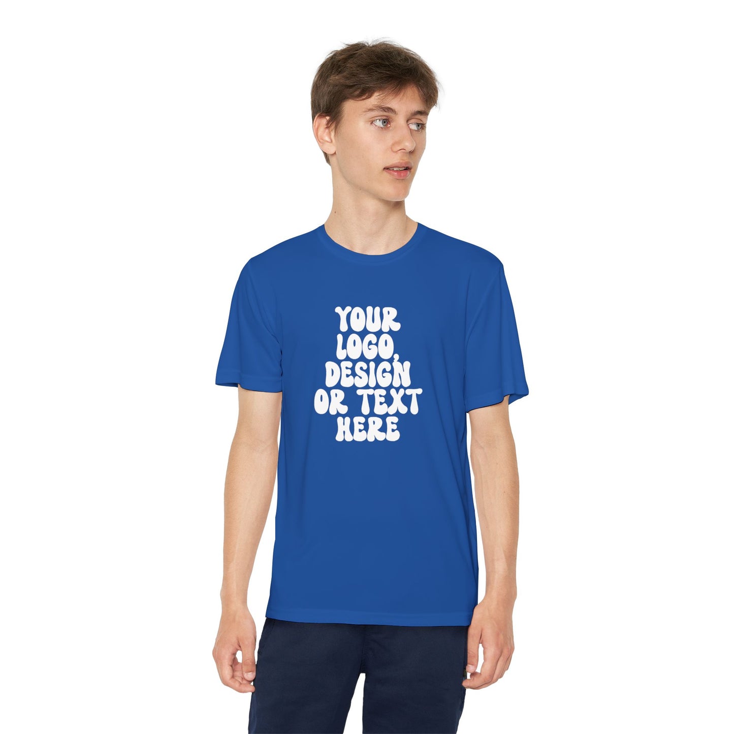CUSTOM Text, Design or Logo -  Sport-Tek Moisture Wicking Competitor Tee (Youth)