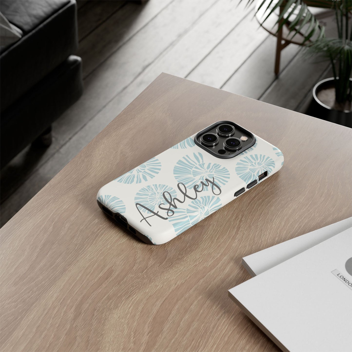 Custom Background Phone Case – Personalized with Your Name & Colors