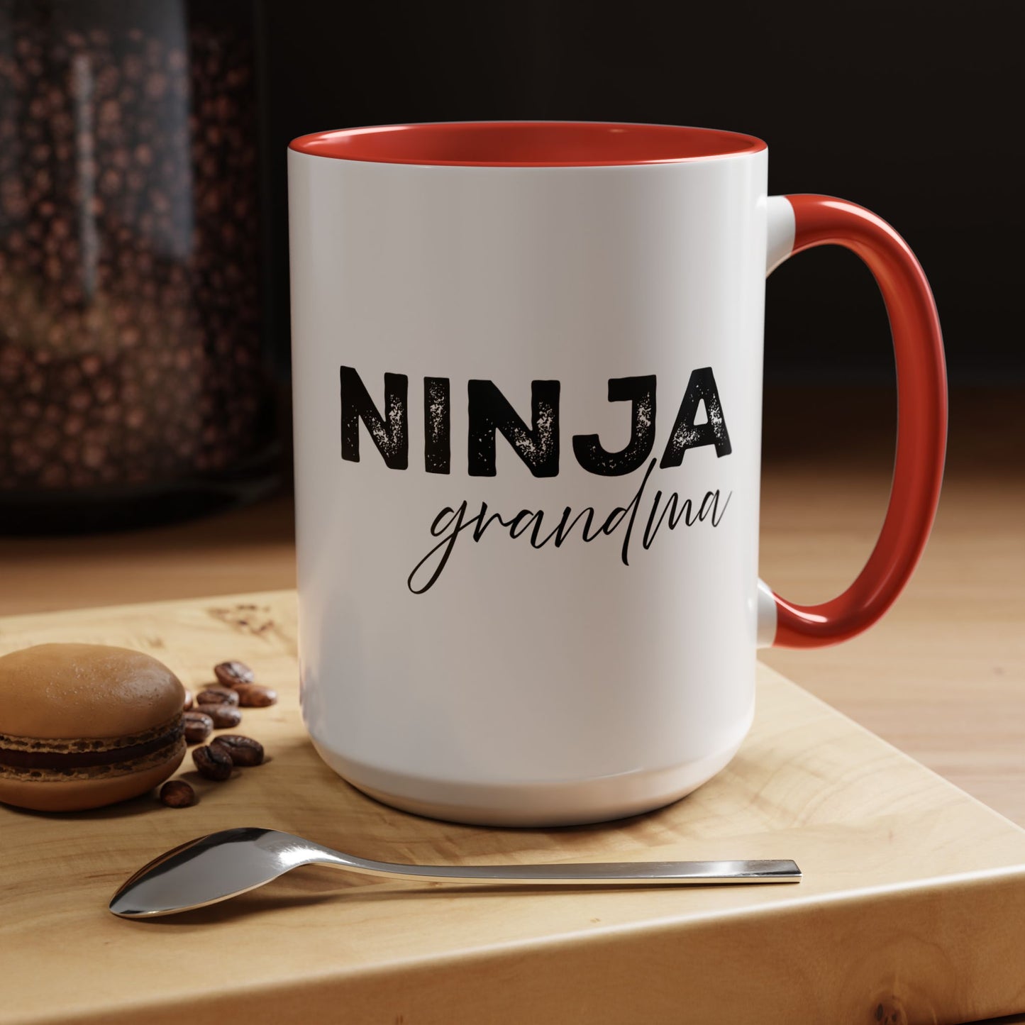 Ninja Mom, Dad, Grandma, or Grandpa Mug – Custom Ninja Family Coffee Cup