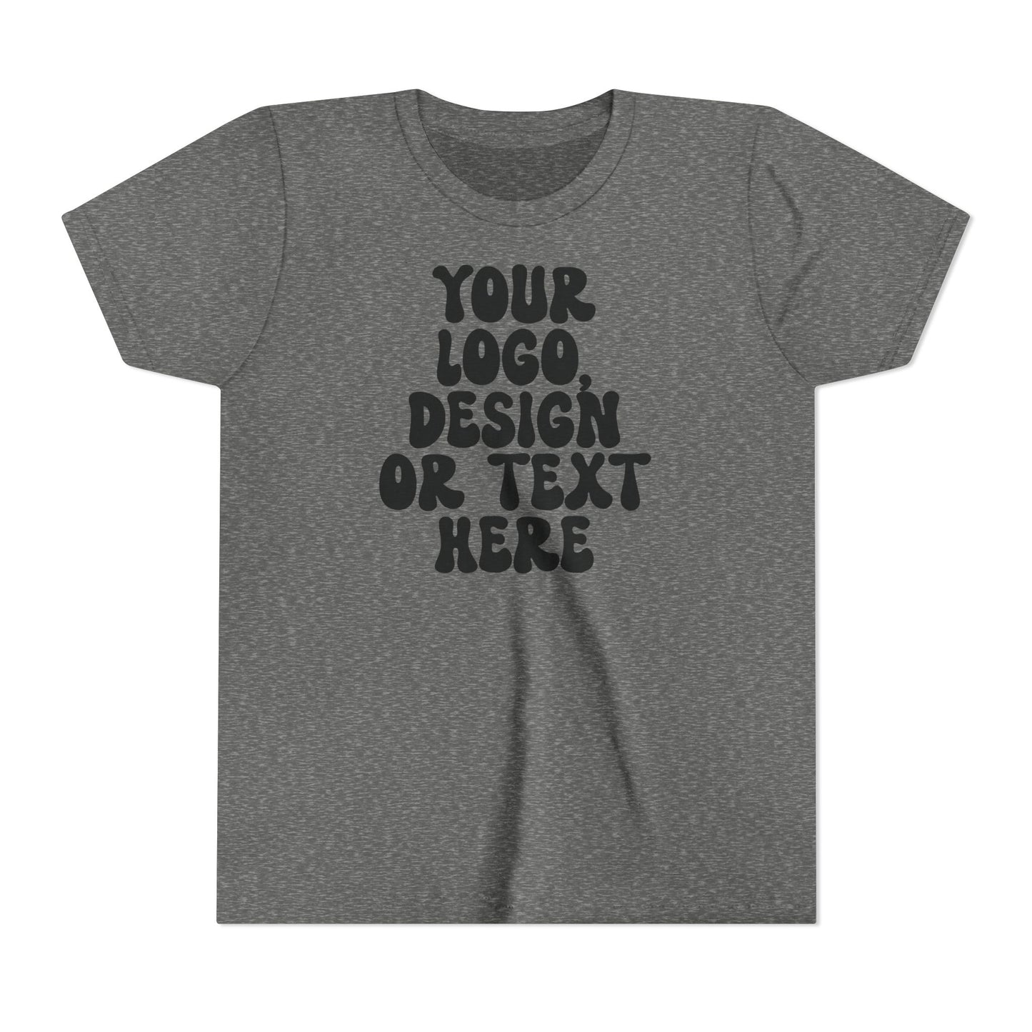 CUSTOM Text, Design or Logo - Unisex T-Shirt (Youth)