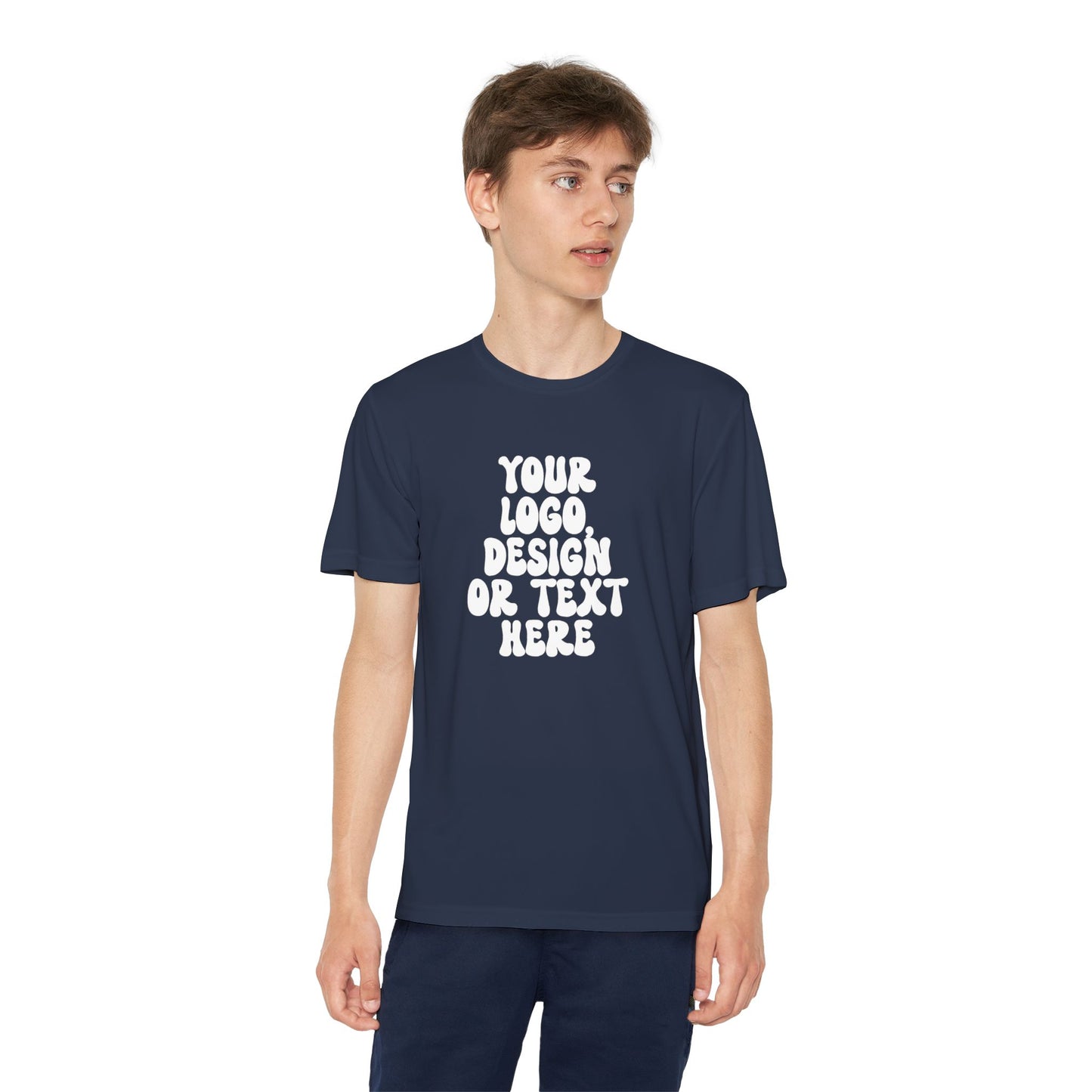 CUSTOM Text, Design or Logo -  Sport-Tek Moisture Wicking Competitor Tee (Youth)