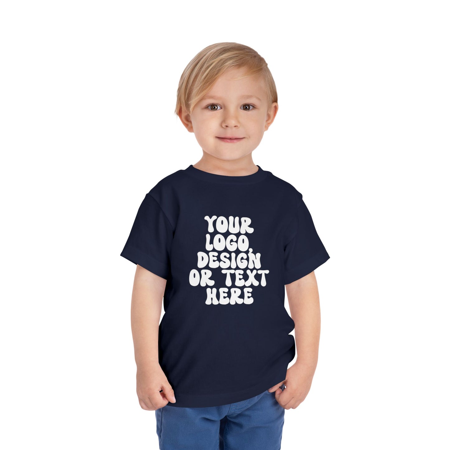 CUSTOM Text, Design or Logo - Unisex T-Shirt (Toddler)