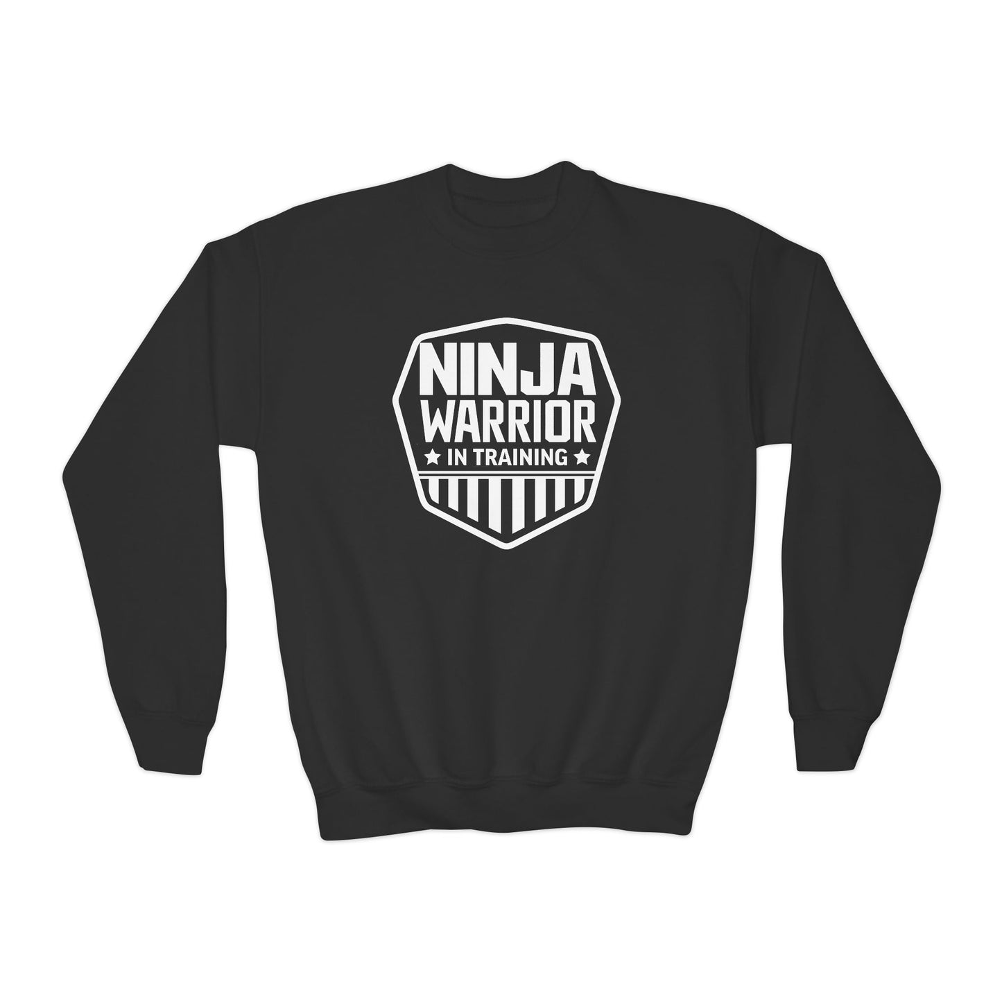 Ninja in Training Youth Crewneck Sweatshirt, Kids Ninja Sweatshirt