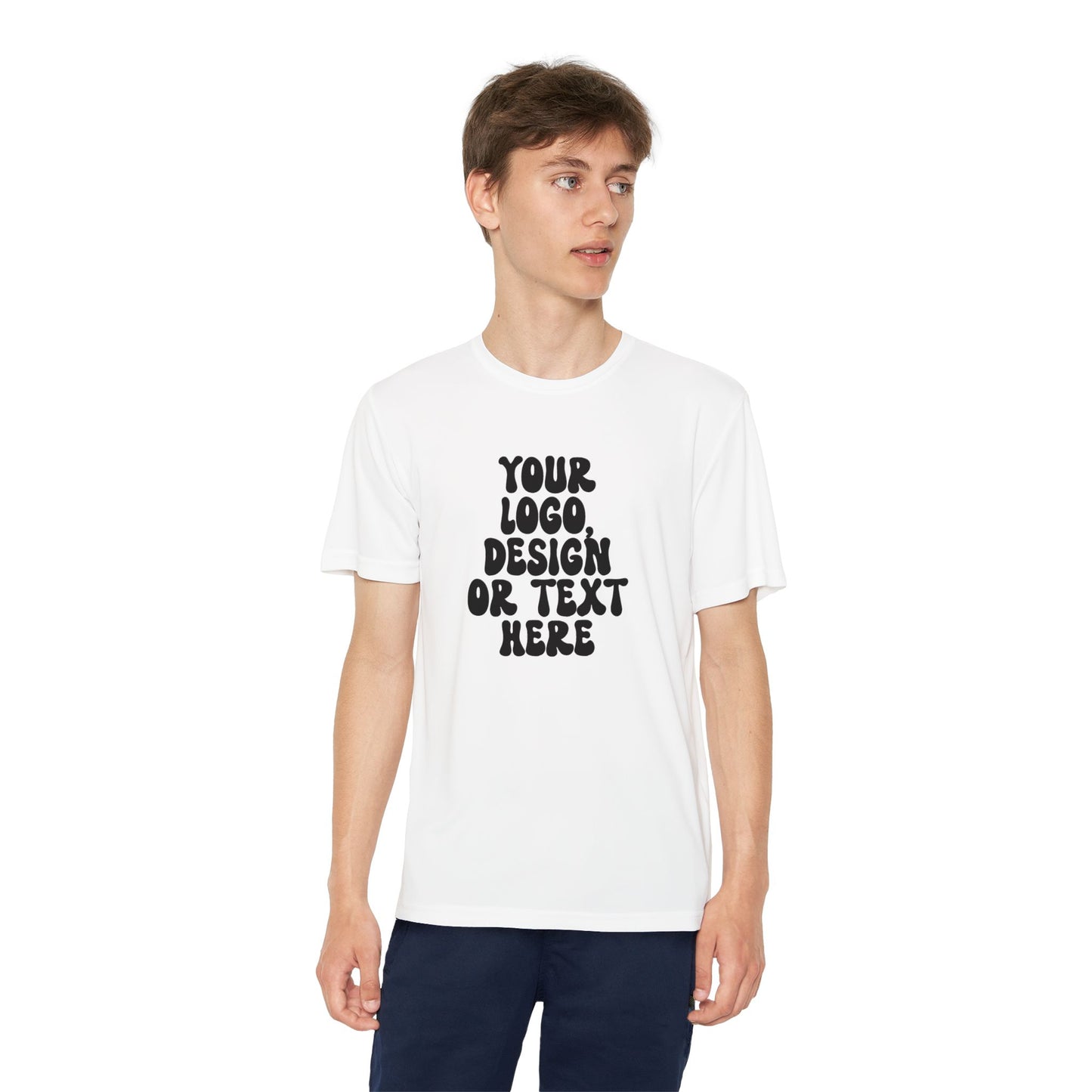 CUSTOM Text, Design or Logo -  Sport-Tek Moisture Wicking Competitor Tee (Youth)