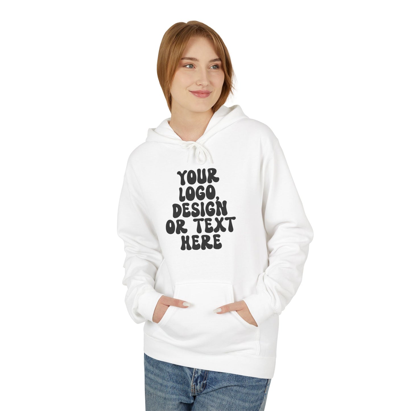 CUSTOM Text, Design or Logo - Unisex Hoodie (Adult)