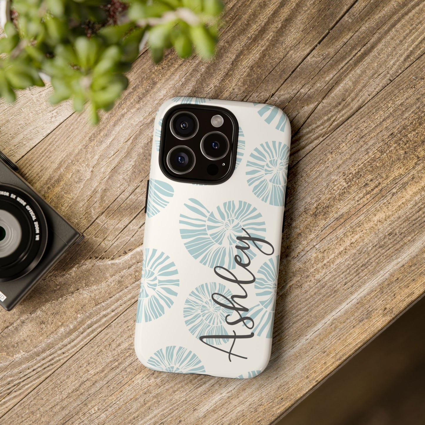 Custom Background Phone Case – Personalized with Your Name & Colors