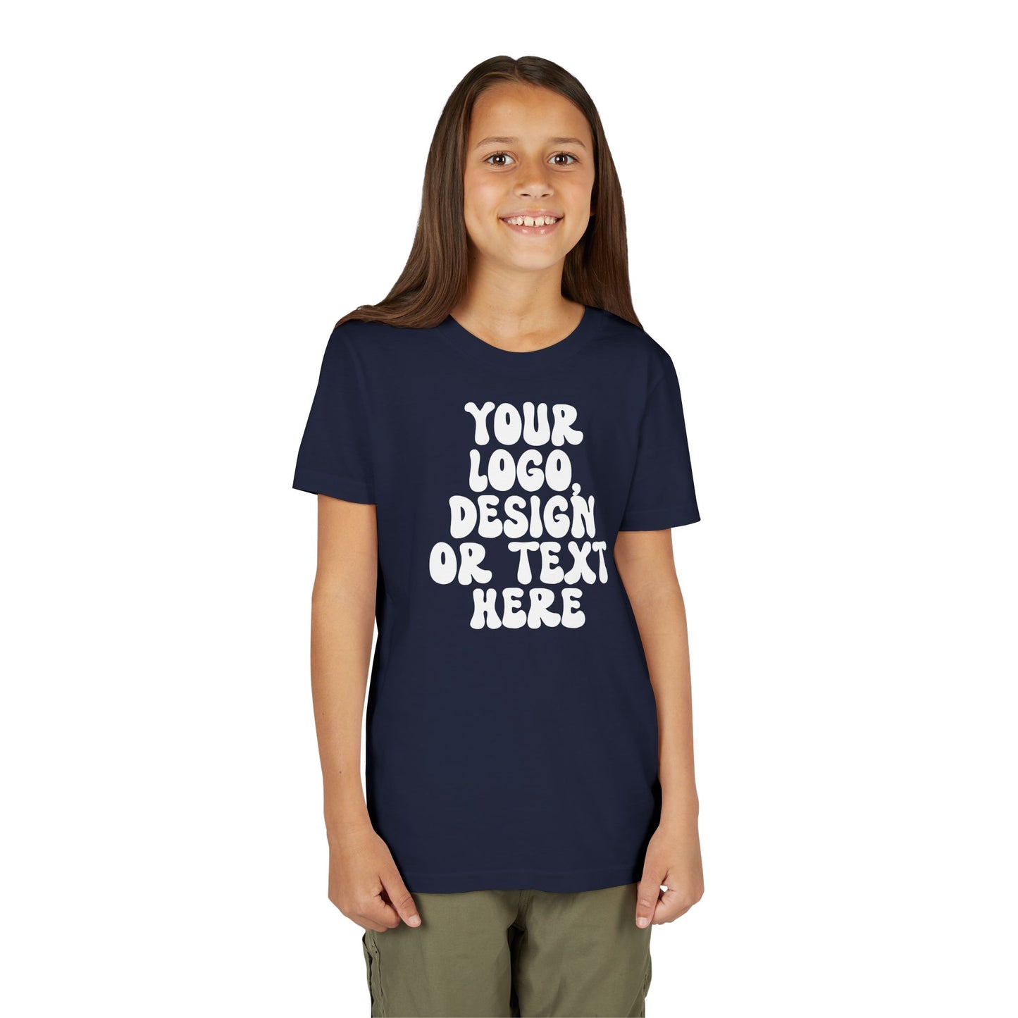 CUSTOM Text, Design or Logo - Unisex T-Shirt (Youth)