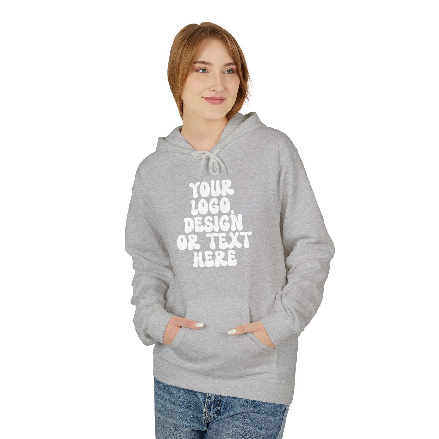 CUSTOM Text, Design or Logo - Unisex Hoodie (Adult)