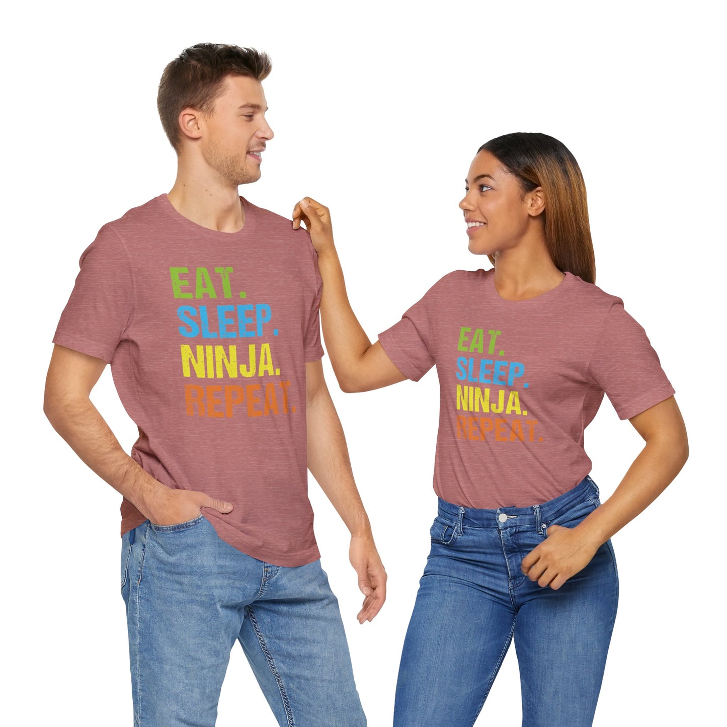 Eat Sleep Ninja Repeat T-Shirt – Youth & Adult Unisex Tee