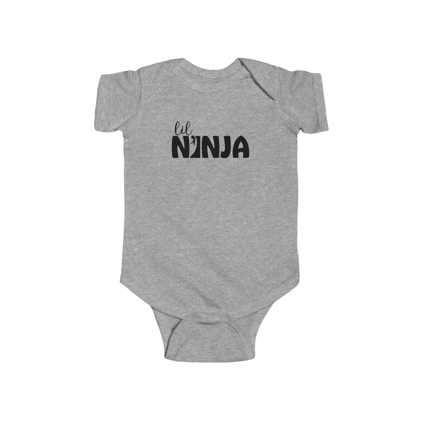 Lil Ninja Baby Onesie – Infant Bodysuit with Warped Wall Climber Design