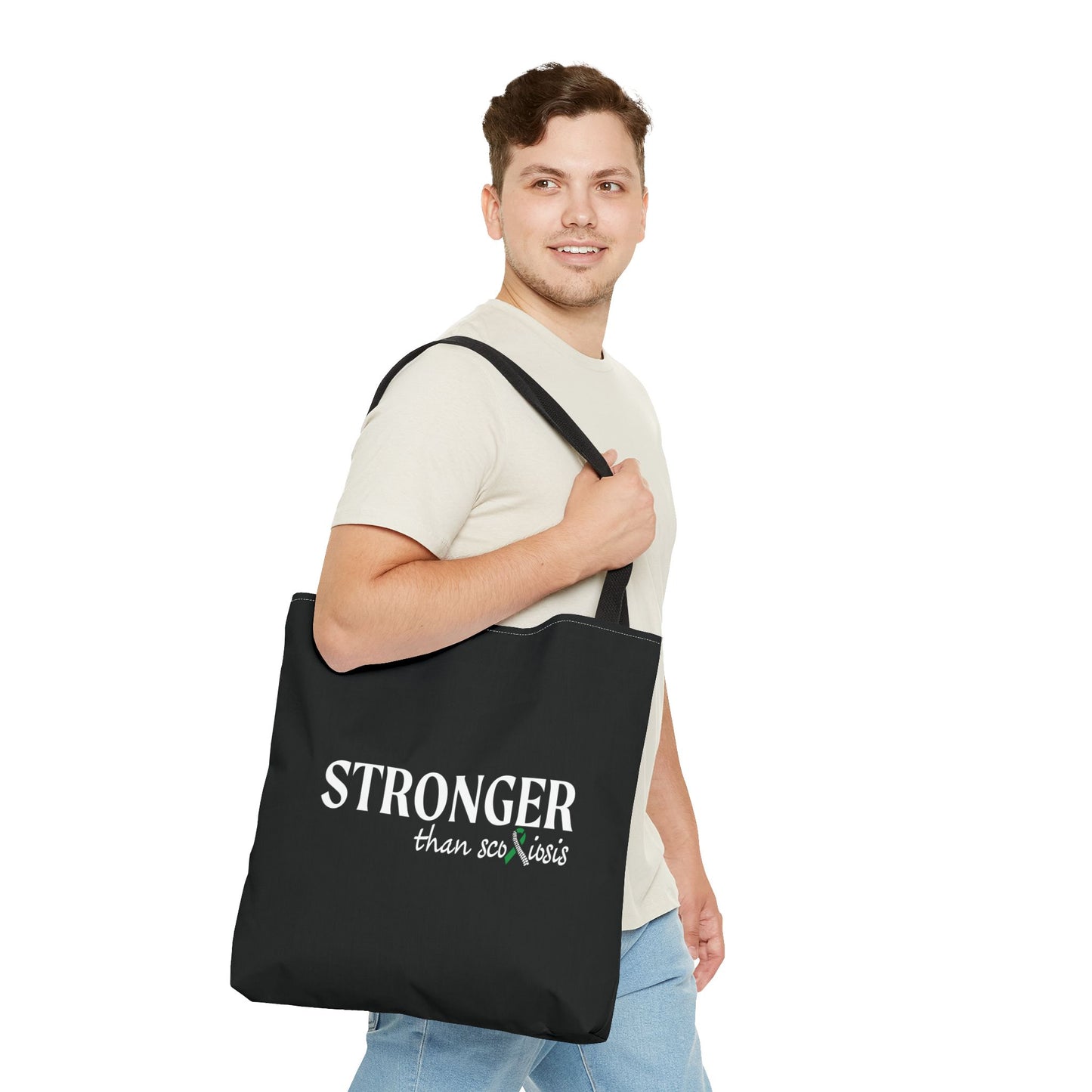 Stronger Than Scoliosis Tote Bag, Scoli Brace Bag, Scoliosis Awareness