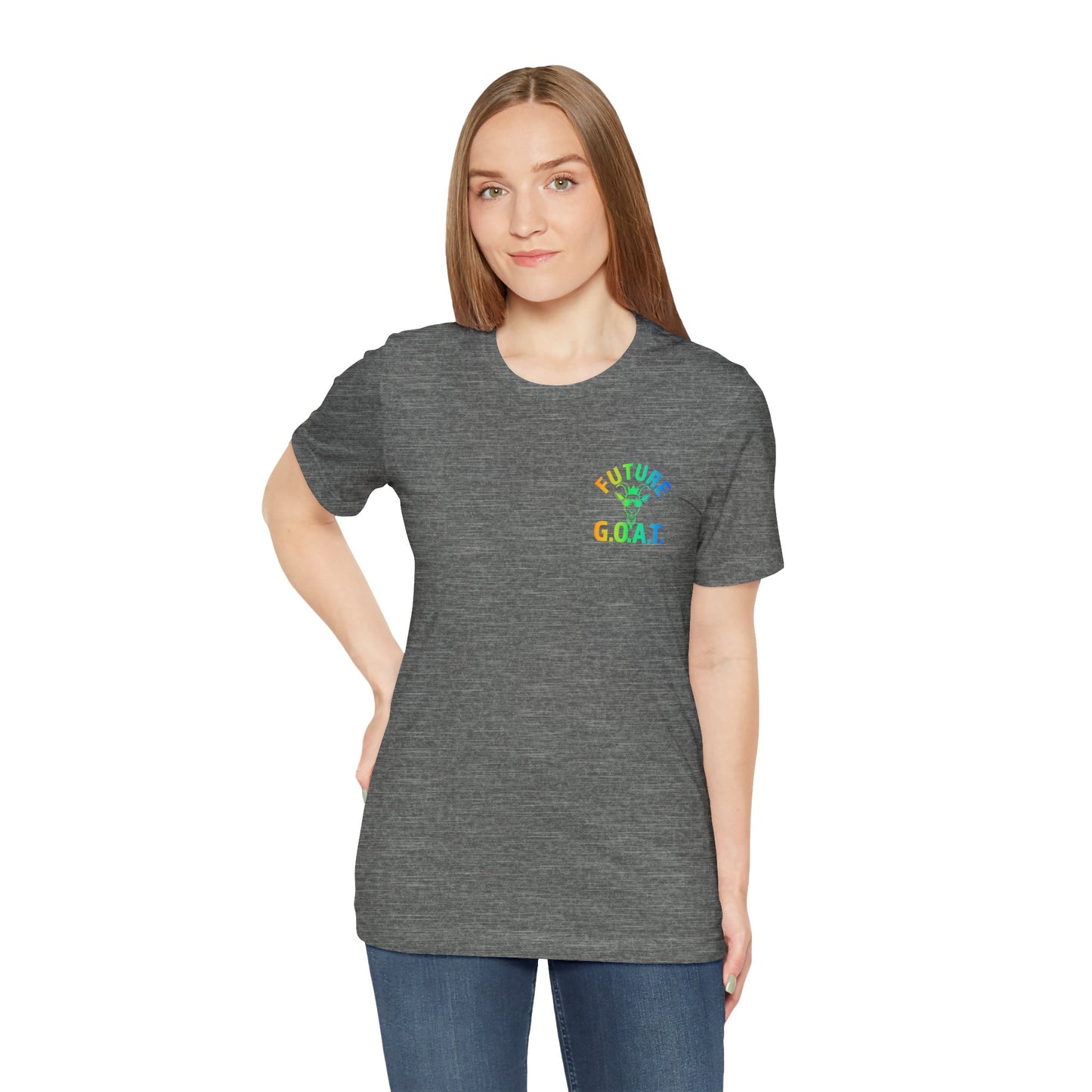 Future GOAT Rainbow Gradient T-Shirt | Youth & Adult Sports Tee