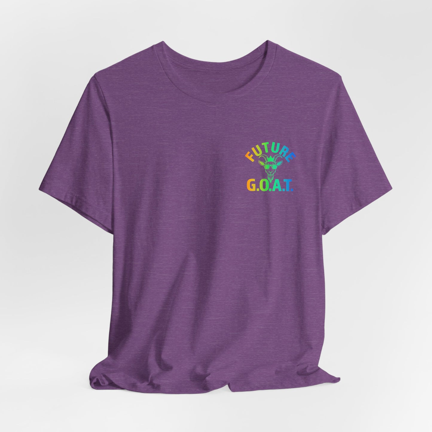 Future GOAT Rainbow Gradient T-Shirt | Youth & Adult Sports Tee