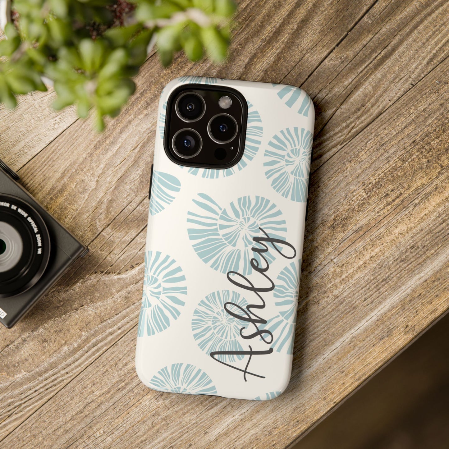 Custom Background Phone Case – Personalized with Your Name & Colors