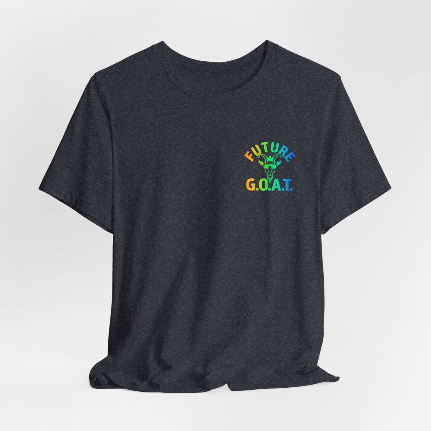 Future GOAT Rainbow Gradient T-Shirt | Youth & Adult Sports Tee