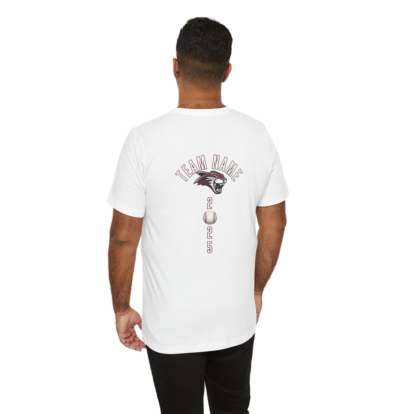 Custom Team T-Shirt – Add Team Name, Player Number &/or Name