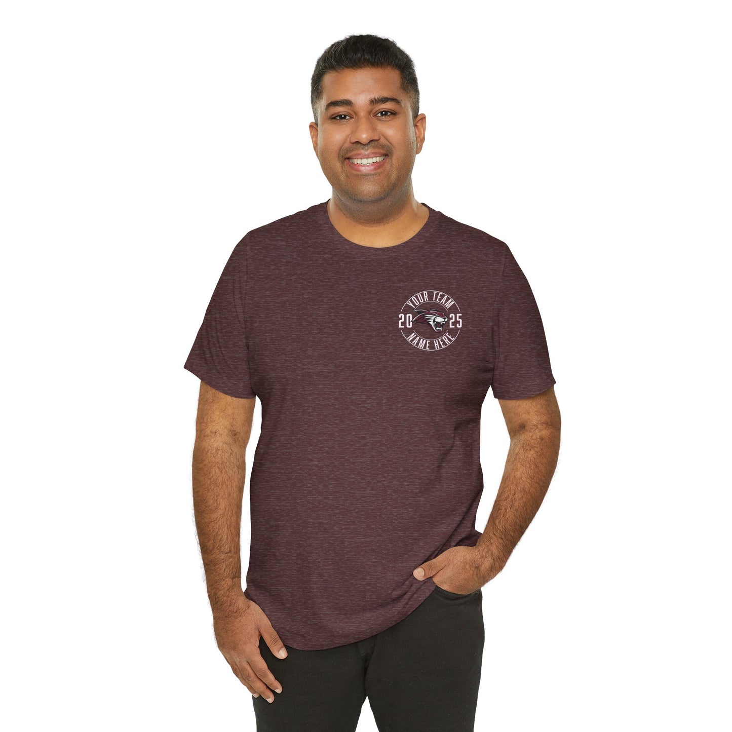 Custom Team T-Shirt – Add Team Name, Player Number &/or Name