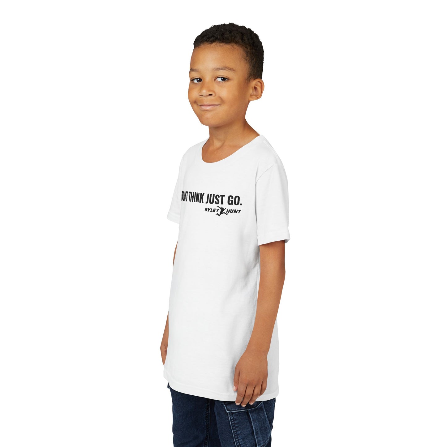 2025-2026 Season - Ryley Hunt “Don’t Think Just Go” - Ninja Athlete T-Shirt (Youth Tee)