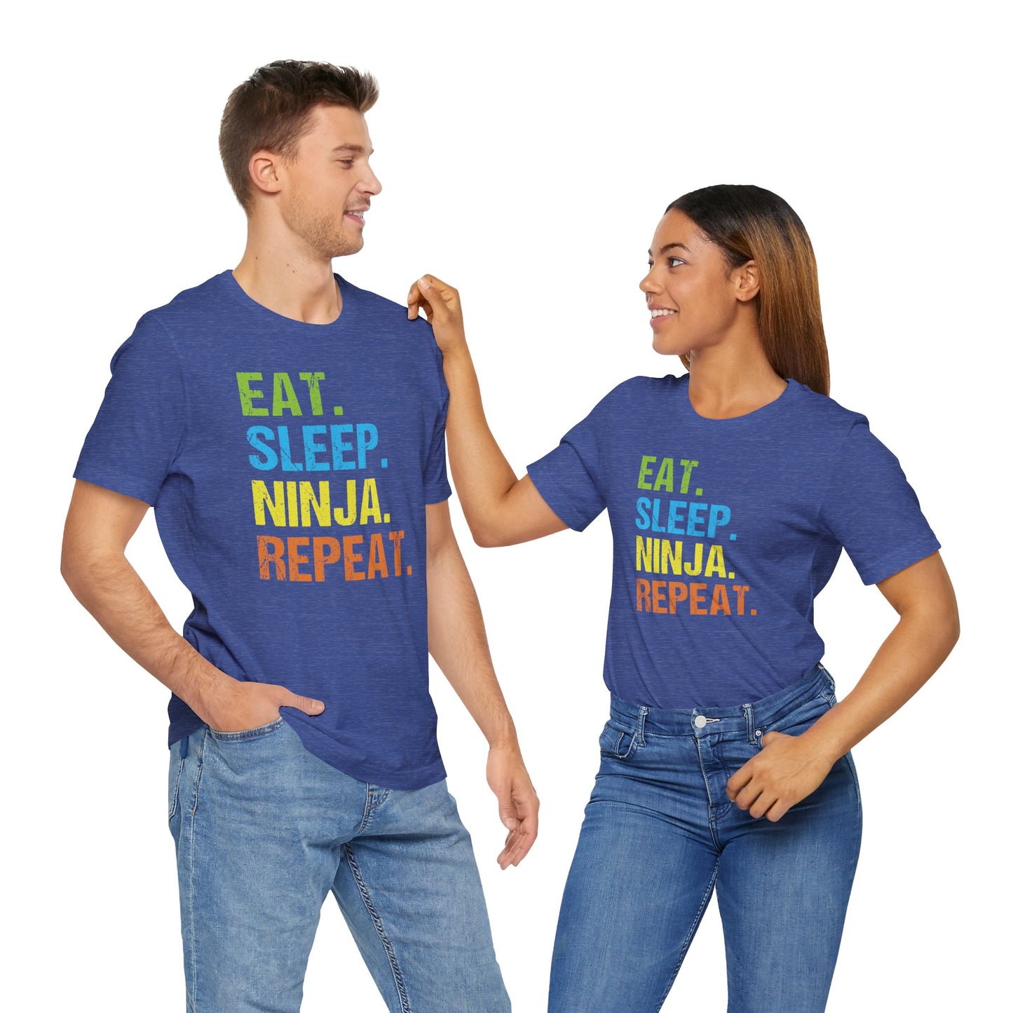 Eat Sleep Ninja Repeat T-Shirt – Youth & Adult Unisex Tee