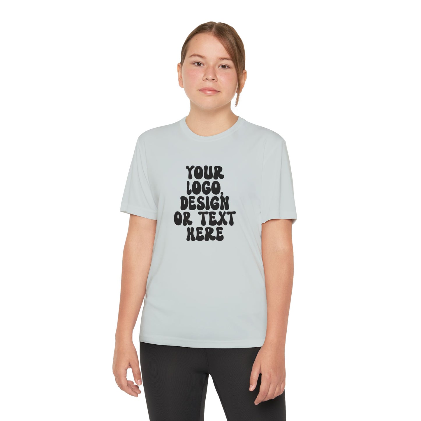 CUSTOM Text, Design or Logo -  Sport-Tek Moisture Wicking Competitor Tee (Youth)
