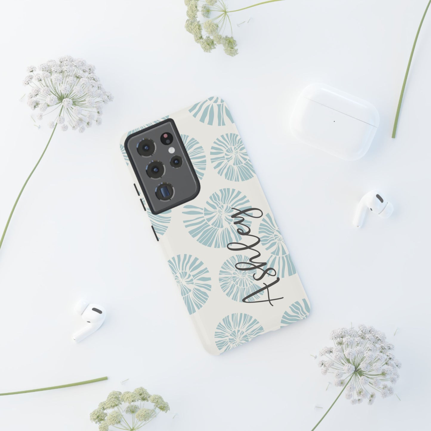 Custom Background Phone Case – Personalized with Your Name & Colors