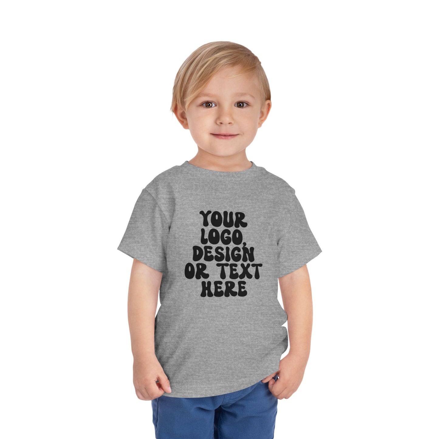 CUSTOM Text, Design or Logo - Unisex T-Shirt (Toddler)
