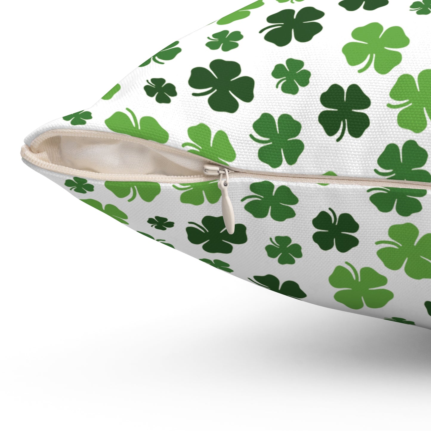 St. Patrick's Day Shamrocks Throw Pillow
