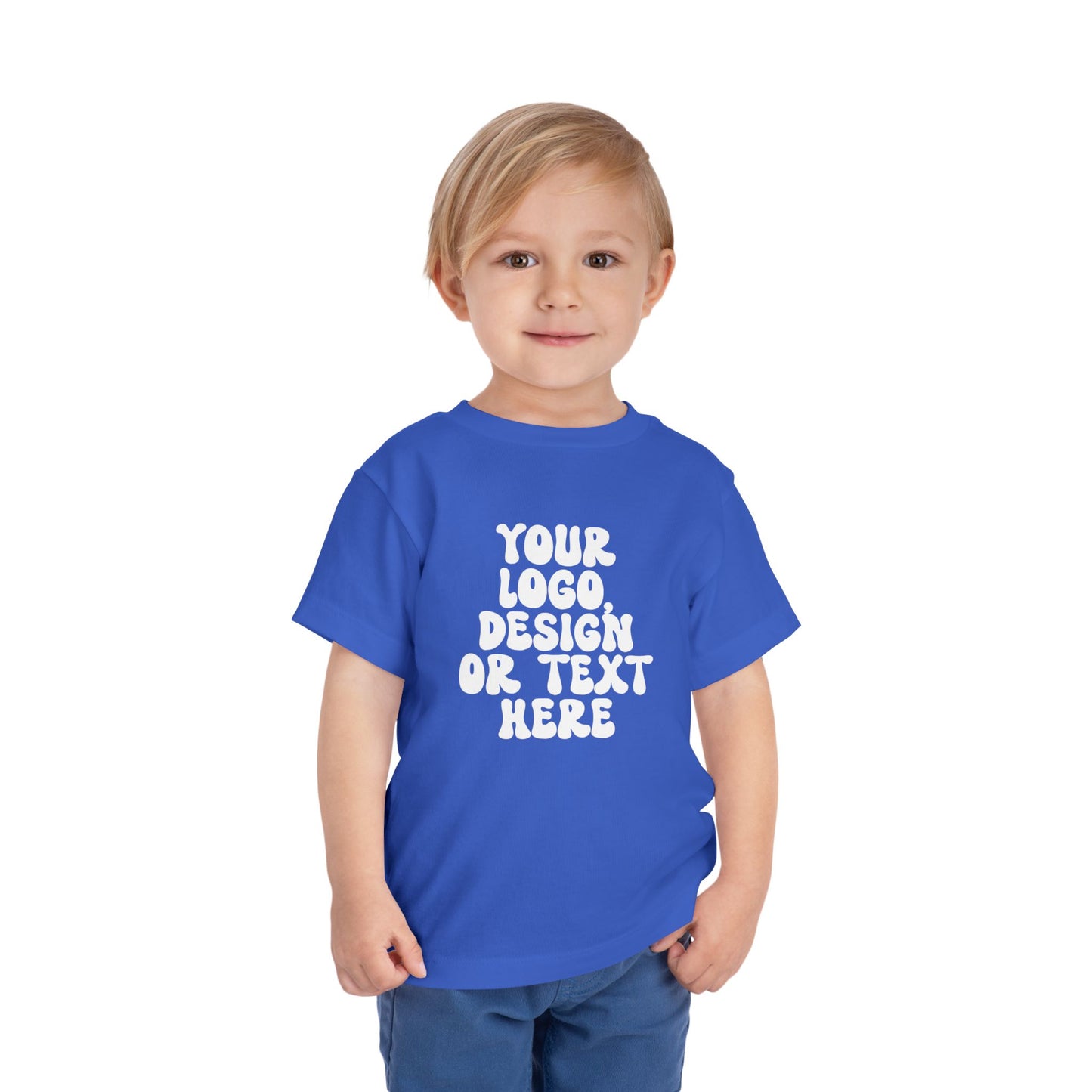 CUSTOM Text, Design or Logo - Unisex T-Shirt (Toddler)