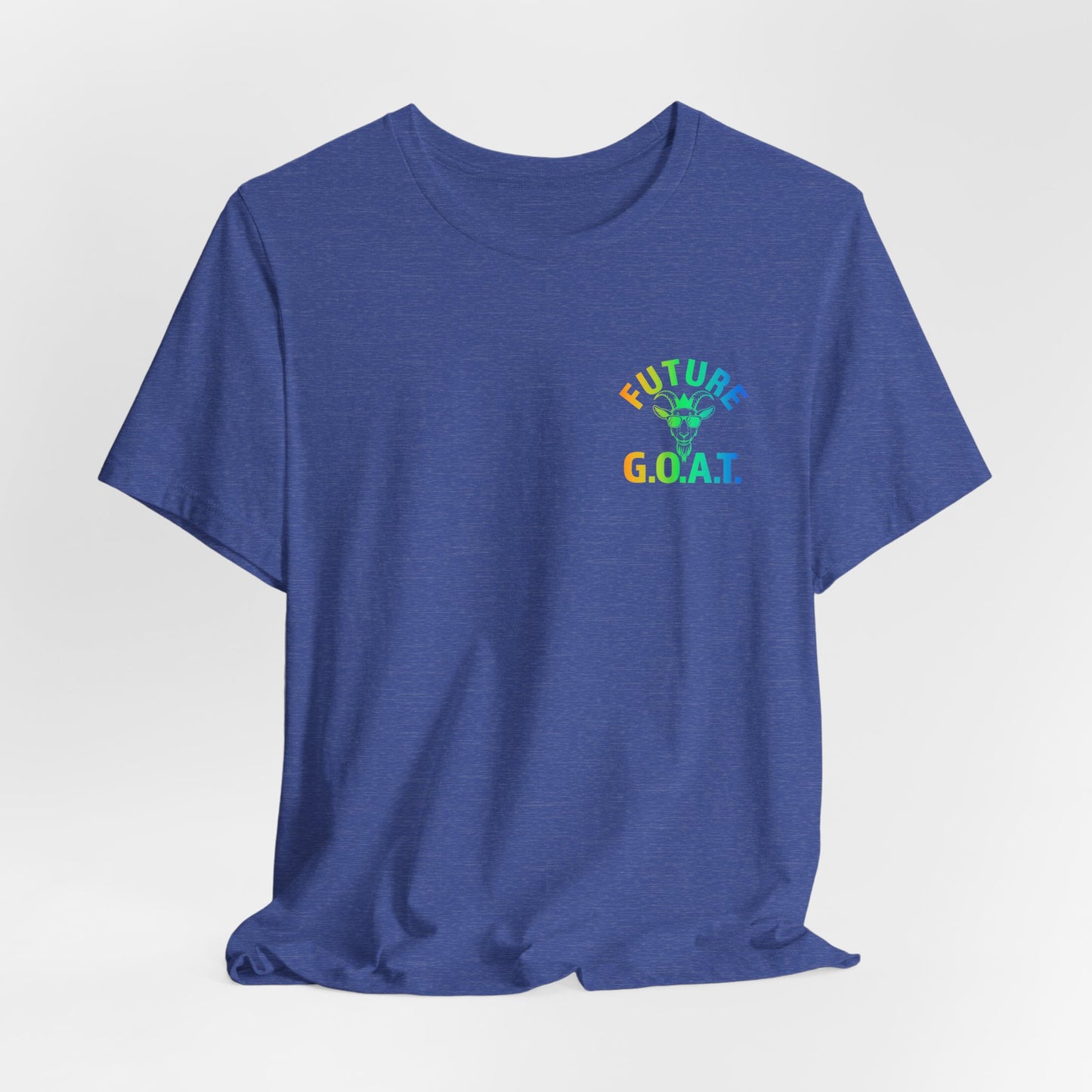 Future GOAT Rainbow Gradient T-Shirt | Youth & Adult Sports Tee