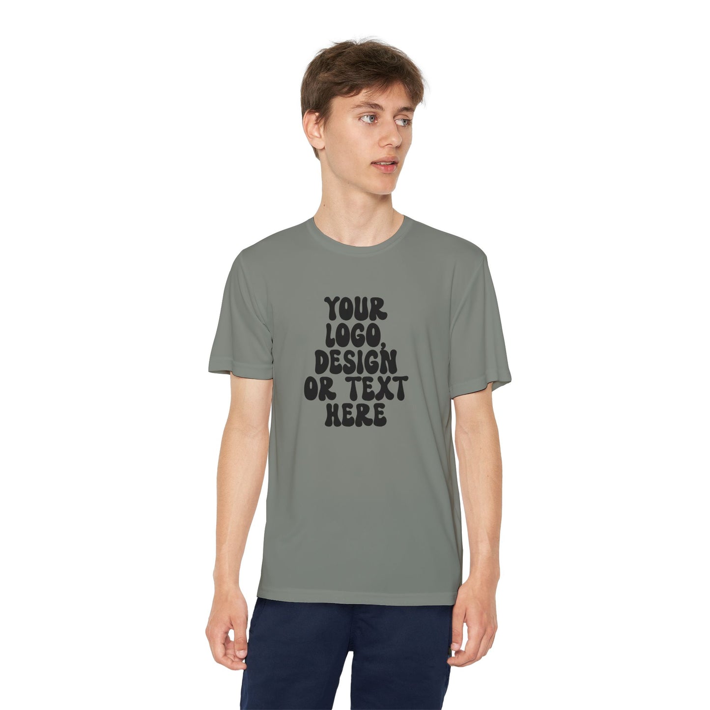 CUSTOM Text, Design or Logo -  Sport-Tek Moisture Wicking Competitor Tee (Youth)