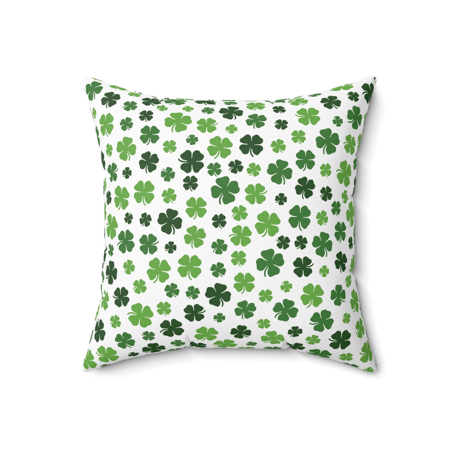 St. Patrick's Day Shamrocks Throw Pillow