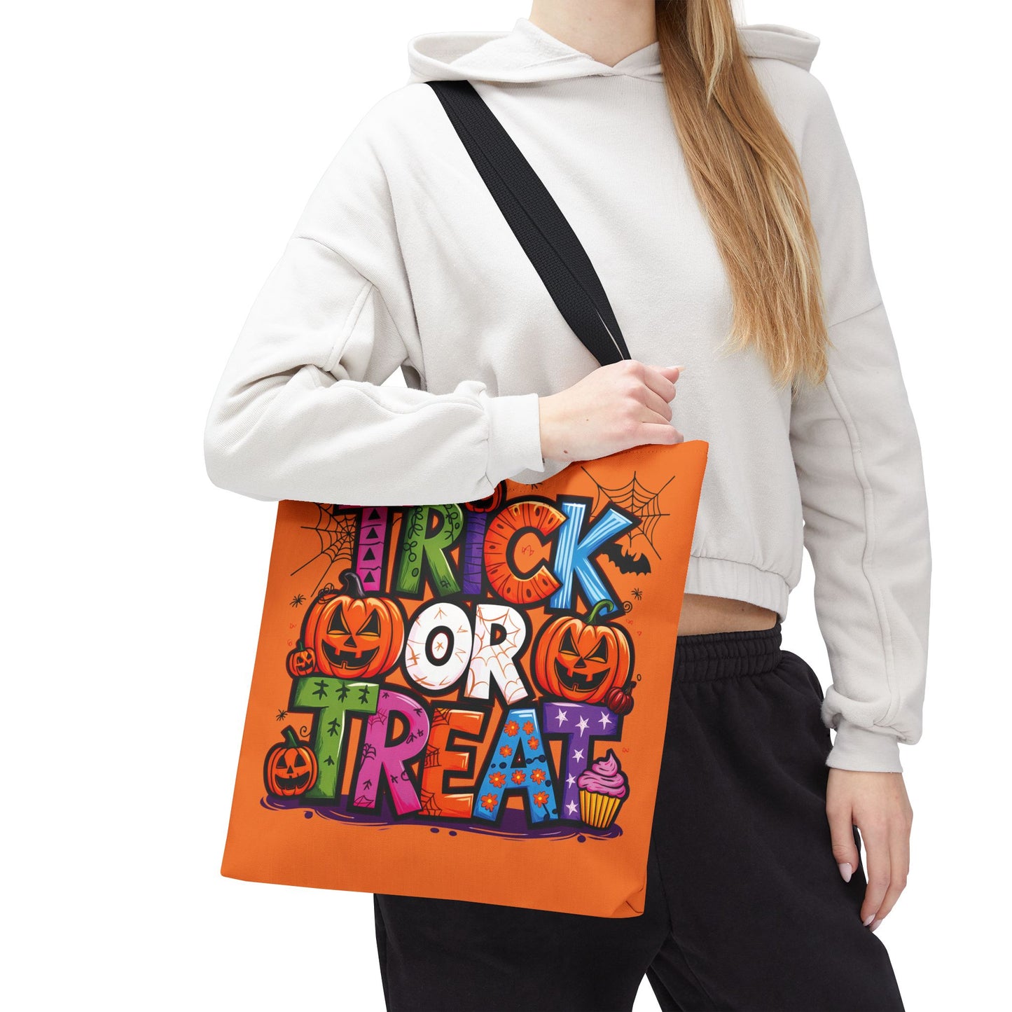 Trick or Treat Halloween Tote Bag – Reusable Candy Bag